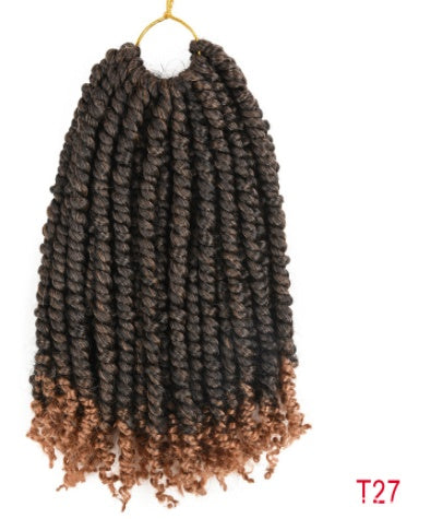 Pre-twisted Passion Twist Crochet African Braids Crochet Hair