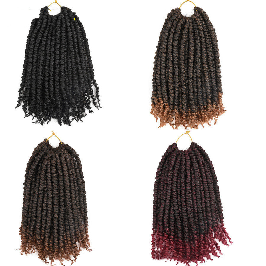 Pre-twisted Passion Twist Crochet African Braids Crochet Hair