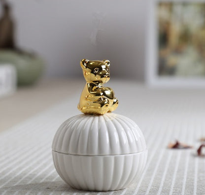 Animal Figurine Jewelry Box for Home Decor