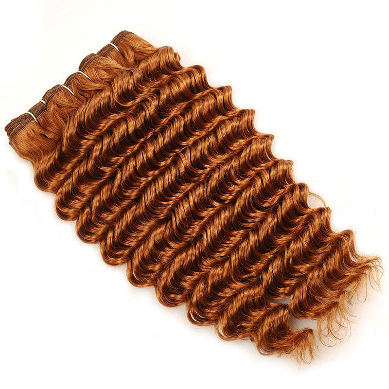 Brown 100g deep wave wig