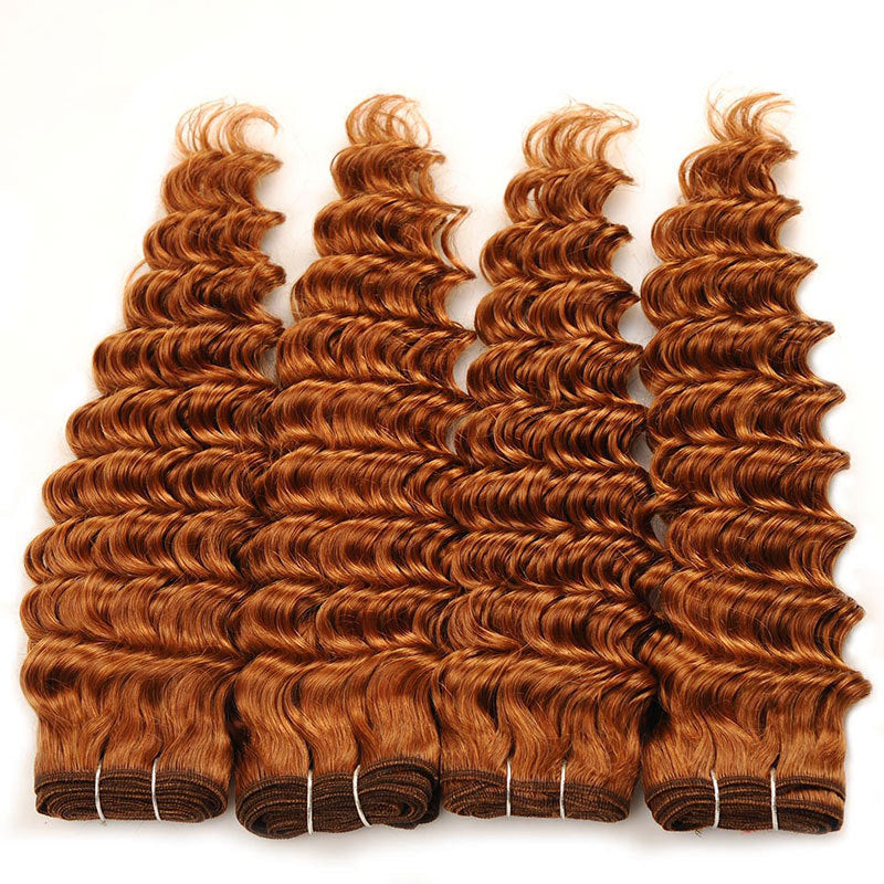 Brown 100g deep wave wig