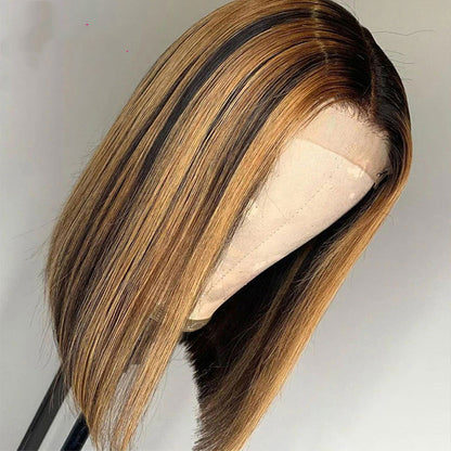 Highlights Straight Human Hair Bob