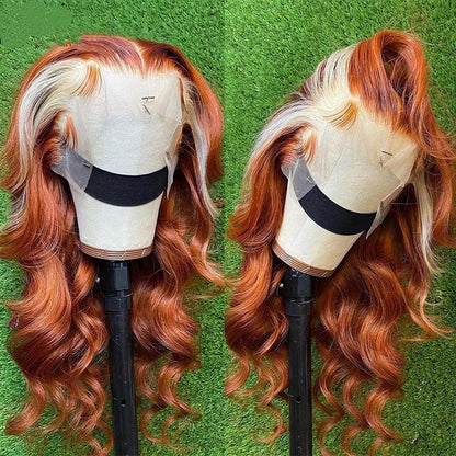 4X4 Human Hair Wig Highlights 613