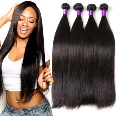 Brazilin human straight hair natural color