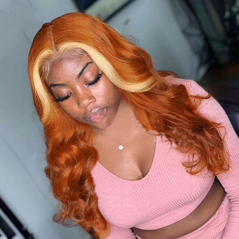 4X4 Human Hair Wig Highlights 613