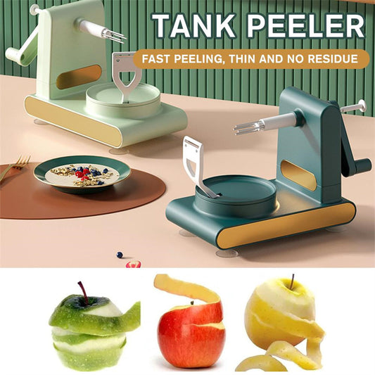 Hand-Cranked Multifunctional Peeler & Slicer for Kitchen