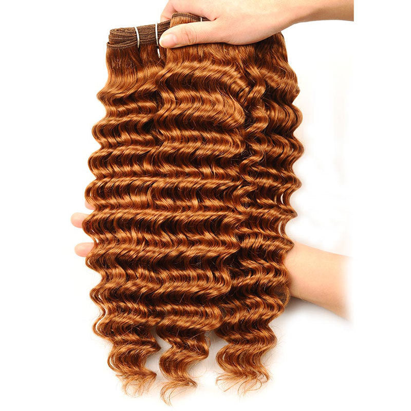 Brown 100g deep wave wig