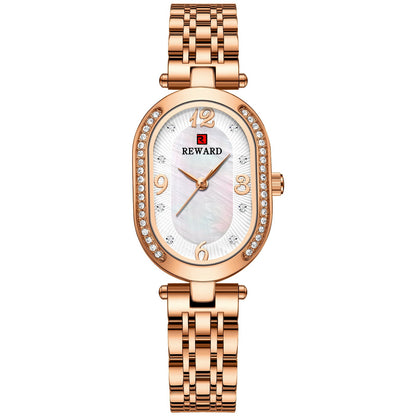 Elegant Lady Watch With Diamonds