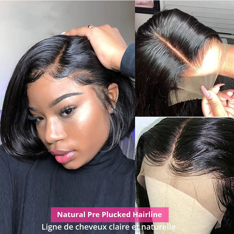 13x4 Lace Frontal Bob Straight Brazilian Human Hair