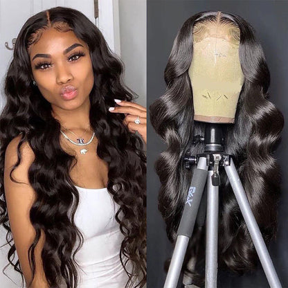 Loose Deep Wave13x4 Transparent Lace Human Hair Wig