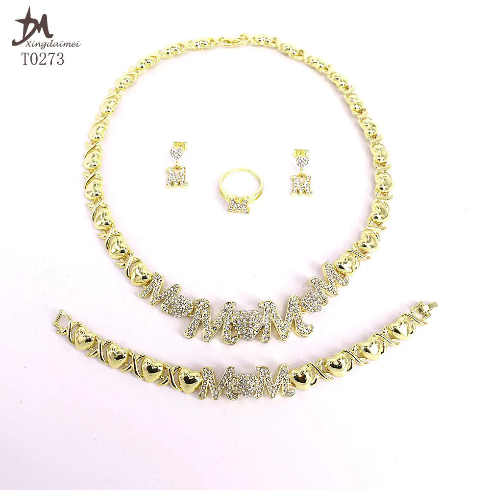 Gold-Plated Jewelry Set