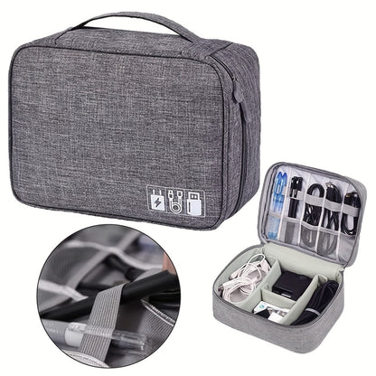 Portable Electronics & Cable Organizer Waterproof Bag