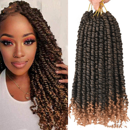 Pre-twisted Passion Twist Crochet African Braids Crochet Hair