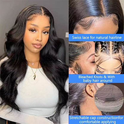 Loose Deep Wave13x4 Transparent Lace Human Hair Wig